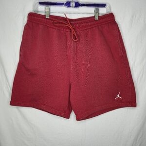 Air Jordan Men's Red Sweat Shorts Size Medium